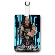 Onyourcases WWE Roman Reigns Custom Luggage Tags Personalized Name PU Leather Luggage Tag With Strap Awesome Baggage Top Brand Hanging Suitcase Bag Tags Name ID Labels Travel Bag Accessories