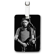 Onyourcases Young David Gilmour Custom Luggage Tags Personalized Name PU Leather Luggage Tag With Strap Awesome Baggage Top Brand Hanging Suitcase Bag Tags Name ID Labels Travel Bag Accessories