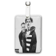 Onyourcases YUNGBLUD original me Custom Luggage Tags Personalized Name PU Leather Luggage Tag With Strap Awesome Baggage Top Brand Hanging Suitcase Bag Tags Name ID Labels Travel Bag Accessories