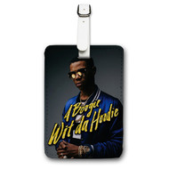 Onyourcases A Boogie Wit da Hoodie Custom Luggage Tags Personalized Name PU Leather Luggage Tag With Strap Awesome Baggage Brand Top Hanging Suitcase Bag Tags Name ID Labels Travel Bag Accessories