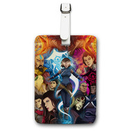 Onyourcases Avatar The Legend of Korra Anime Custom Luggage Tags Personalized Name PU Leather Luggage Tag With Strap Awesome Baggage Brand Top Hanging Suitcase Bag Tags Name ID Labels Travel Bag Accessories