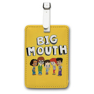 Onyourcases Big Mouth Custom Luggage Tags Personalized Name PU Leather Luggage Tag With Strap Awesome Baggage Brand Top Hanging Suitcase Bag Tags Name ID Labels Travel Bag Accessories