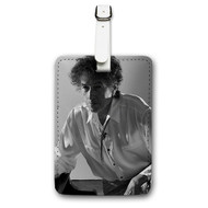 Onyourcases Bob Dylan Custom Luggage Tags Personalized Name PU Leather Luggage Tag With Strap Awesome Baggage Brand Top Hanging Suitcase Bag Tags Name ID Labels Travel Bag Accessories