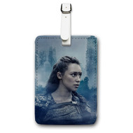 Onyourcases Commander Lexa The 100 Custom Luggage Tags Personalized Name PU Leather Luggage Tag With Strap Awesome Baggage Brand Top Hanging Suitcase Bag Tags Name ID Labels Travel Bag Accessories