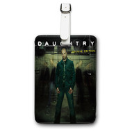 Onyourcases Daughtry Custom Luggage Tags Personalized Name PU Leather Luggage Tag With Strap Awesome Baggage Brand Top Hanging Suitcase Bag Tags Name ID Labels Travel Bag Accessories