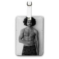 Onyourcases Daveed Diggs Custom Luggage Tags Personalized Name PU Leather Luggage Tag With Strap Awesome Baggage Brand Top Hanging Suitcase Bag Tags Name ID Labels Travel Bag Accessories