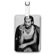 Onyourcases Dylan Rieder Custom Luggage Tags Personalized Name PU Leather Luggage Tag With Strap Awesome Baggage Brand Top Hanging Suitcase Bag Tags Name ID Labels Travel Bag Accessories