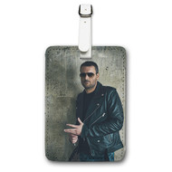 Onyourcases Eric Church Custom Luggage Tags Personalized Name PU Leather Luggage Tag With Strap Awesome Baggage Brand Top Hanging Suitcase Bag Tags Name ID Labels Travel Bag Accessories