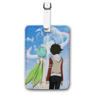 Onyourcases Eureka Seven Custom Luggage Tags Personalized Name PU Leather Luggage Tag With Strap Awesome Baggage Brand Top Hanging Suitcase Bag Tags Name ID Labels Travel Bag Accessories
