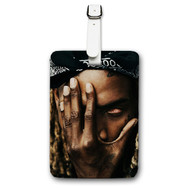 Onyourcases Fetty Wap Custom Luggage Tags Personalized Name PU Leather Luggage Tag With Strap Awesome Baggage Brand Top Hanging Suitcase Bag Tags Name ID Labels Travel Bag Accessories