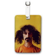 Onyourcases Frank Zappa Custom Luggage Tags Personalized Name PU Leather Luggage Tag With Strap Awesome Baggage Brand Top Hanging Suitcase Bag Tags Name ID Labels Travel Bag Accessories