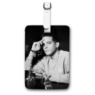 Onyourcases G Eazy Custom Luggage Tags Personalized Name PU Leather Luggage Tag With Strap Awesome Baggage Brand Top Hanging Suitcase Bag Tags Name ID Labels Travel Bag Accessories