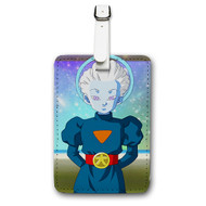 Onyourcases Grand Priest Dragon Ball Super Custom Luggage Tags Personalized Name PU Leather Luggage Tag With Strap Awesome Baggage Brand Top Hanging Suitcase Bag Tags Name ID Labels Travel Bag Accessories