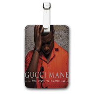 Onyourcases Gucci Mane Lemonade Custom Luggage Tags Personalized Name PU Leather Luggage Tag With Strap Awesome Baggage Brand Top Hanging Suitcase Bag Tags Name ID Labels Travel Bag Accessories