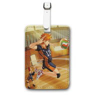 Onyourcases Haikyuu Smash Custom Luggage Tags Personalized Name PU Leather Luggage Tag With Strap Awesome Baggage Brand Top Hanging Suitcase Bag Tags Name ID Labels Travel Bag Accessories