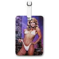 Onyourcases Heather THomas Custom Luggage Tags Personalized Name PU Leather Luggage Tag With Strap Awesome Baggage Brand Top Hanging Suitcase Bag Tags Name ID Labels Travel Bag Accessories
