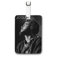 Onyourcases J Cole Art Custom Luggage Tags Personalized Name PU Leather Luggage Tag With Strap Awesome Baggage Brand Top Hanging Suitcase Bag Tags Name ID Labels Travel Bag Accessories