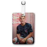 Onyourcases Jake Paul Art Custom Luggage Tags Personalized Name PU Leather Luggage Tag With Strap Awesome Baggage Brand Top Hanging Suitcase Bag Tags Name ID Labels Travel Bag Accessories