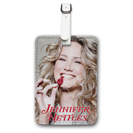 Onyourcases Jennifer Nettles Custom Luggage Tags Personalized Name PU Leather Luggage Tag With Strap Awesome Baggage Brand Top Hanging Suitcase Bag Tags Name ID Labels Travel Bag Accessories