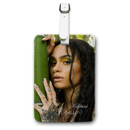 Onyourcases Kehlani Again Custom Luggage Tags Personalized Name PU Leather Luggage Tag With Strap Awesome Baggage Brand Top Hanging Suitcase Bag Tags Name ID Labels Travel Bag Accessories