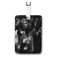 Onyourcases Kodak Black 2 Custom Luggage Tags Personalized Name PU Leather Luggage Tag With Strap Awesome Baggage Brand Top Hanging Suitcase Bag Tags Name ID Labels Travel Bag Accessories