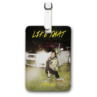 Onyourcases Kris Wu Like That Custom Luggage Tags Personalized Name PU Leather Luggage Tag With Strap Awesome Baggage Brand Top Hanging Suitcase Bag Tags Name ID Labels Travel Bag Accessories