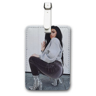 Onyourcases Kylie Jenner Custom Luggage Tags Personalized Name PU Leather Luggage Tag With Strap Awesome Baggage Brand Top Hanging Suitcase Bag Tags Name ID Labels Travel Bag Accessories