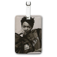 Onyourcases Lauryn Hill Custom Luggage Tags Personalized Name PU Leather Luggage Tag With Strap Awesome Baggage Brand Top Hanging Suitcase Bag Tags Name ID Labels Travel Bag Accessories