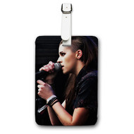 Onyourcases Lynn Gunn Custom Luggage Tags Personalized Name PU Leather Luggage Tag With Strap Awesome Baggage Brand Top Hanging Suitcase Bag Tags Name ID Labels Travel Bag Accessories