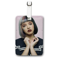 Onyourcases Melanie Martinez Art Custom Luggage Tags Personalized Name PU Leather Luggage Tag With Strap Awesome Baggage Brand Top Hanging Suitcase Bag Tags Name ID Labels Travel Bag Accessories