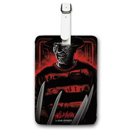 Onyourcases Nightmare on Elm Street Custom Luggage Tags Personalized Name PU Leather Luggage Tag With Strap Awesome Baggage Brand Top Hanging Suitcase Bag Tags Name ID Labels Travel Bag Accessories