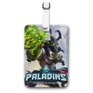 Onyourcases Paladins Game Custom Luggage Tags Personalized Name PU Leather Luggage Tag With Strap Awesome Baggage Brand Top Hanging Suitcase Bag Tags Name ID Labels Travel Bag Accessories