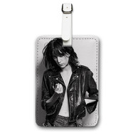 Onyourcases Patti Smith Custom Luggage Tags Personalized Name PU Leather Luggage Tag With Strap Awesome Baggage Brand Top Hanging Suitcase Bag Tags Name ID Labels Travel Bag Accessories