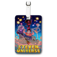 Onyourcases Steven Universe Custom Luggage Tags Personalized Name PU Leather Luggage Tag With Strap Awesome Baggage Brand Top Hanging Suitcase Bag Tags Name ID Labels Travel Bag Accessories
