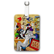 Onyourcases The Bugs Bunny Looney Tunes Custom Luggage Tags Personalized Name PU Leather Luggage Tag With Strap Awesome Baggage Brand Top Hanging Suitcase Bag Tags Name ID Labels Travel Bag Accessories