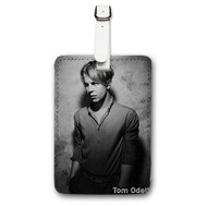 Onyourcases Tom Odell Custom Luggage Tags Personalized Name PU Leather Luggage Tag With Strap Awesome Baggage Brand Top Hanging Suitcase Bag Tags Name ID Labels Travel Bag Accessories