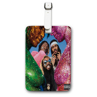 Onyourcases Vacation in Hell Flatbush Zombies Custom Luggage Tags Personalized Name PU Leather Luggage Tag With Strap Awesome Baggage Brand Top Hanging Suitcase Bag Tags Name ID Labels Travel Bag Accessories