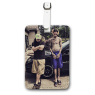 Onyourcases Suicideboyss Covers Custom Luggage Tags Personalized Name PU Leather Luggage Tag With Strap Awesome Baggage Brand Hanging Top Suitcase Bag Tags Name ID Labels Travel Bag Accessories