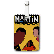 Onyourcases 90s Vibe Hip Hop Martin TV Show Custom Luggage Tags Personalized Name PU Leather Luggage Tag With Strap Awesome Baggage Brand Hanging Top Suitcase Bag Tags Name ID Labels Travel Bag Accessories