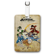 Onyourcases Avatar The Last Airbender Custom Luggage Tags Personalized Name PU Leather Luggage Tag With Strap Awesome Baggage Brand Hanging Top Suitcase Bag Tags Name ID Labels Travel Bag Accessories
