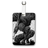 Onyourcases Berserker Armour Custom Luggage Tags Personalized Name PU Leather Luggage Tag With Strap Awesome Baggage Brand Hanging Top Suitcase Bag Tags Name ID Labels Travel Bag Accessories