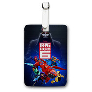 Onyourcases Big Hero 6 Custom Luggage Tags Personalized Name PU Leather Luggage Tag With Strap Awesome Baggage Brand Hanging Top Suitcase Bag Tags Name ID Labels Travel Bag Accessories