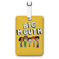 Onyourcases Big Mouth Custom Luggage Tags Personalized Name PU Leather Luggage Tag With Strap Awesome Baggage Brand Hanging Top Suitcase Bag Tags Name ID Labels Travel Bag Accessories