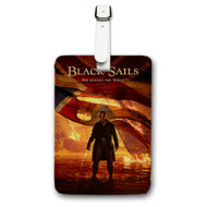 Onyourcases Black Sails Custom Luggage Tags Personalized Name PU Leather Luggage Tag With Strap Awesome Baggage Brand Hanging Top Suitcase Bag Tags Name ID Labels Travel Bag Accessories