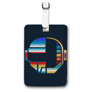 Onyourcases Daft Punk Transformer Custom Luggage Tags Personalized Name PU Leather Luggage Tag With Strap Awesome Baggage Brand Hanging Top Suitcase Bag Tags Name ID Labels Travel Bag Accessories