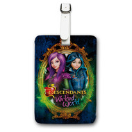 Onyourcases Descendants Wicked World Custom Luggage Tags Personalized Name PU Leather Luggage Tag With Strap Awesome Baggage Brand Hanging Top Suitcase Bag Tags Name ID Labels Travel Bag Accessories