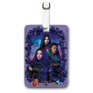 Onyourcases Disney Descendants 3 Custom Luggage Tags Personalized Name PU Leather Luggage Tag With Strap Awesome Baggage Brand Hanging Top Suitcase Bag Tags Name ID Labels Travel Bag Accessories