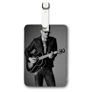 Onyourcases Eric Church Custom Luggage Tags Personalized Name PU Leather Luggage Tag With Strap Awesome Baggage Brand Hanging Top Suitcase Bag Tags Name ID Labels Travel Bag Accessories