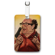 Onyourcases Frank Reynolds Custom Luggage Tags Personalized Name PU Leather Luggage Tag With Strap Awesome Baggage Brand Hanging Top Suitcase Bag Tags Name ID Labels Travel Bag Accessories