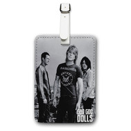 Onyourcases Goo Goo Dolls Custom Luggage Tags Personalized Name PU Leather Luggage Tag With Strap Awesome Baggage Brand Hanging Top Suitcase Bag Tags Name ID Labels Travel Bag Accessories